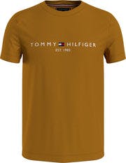 Tommy Logo Tee - Crest Gold